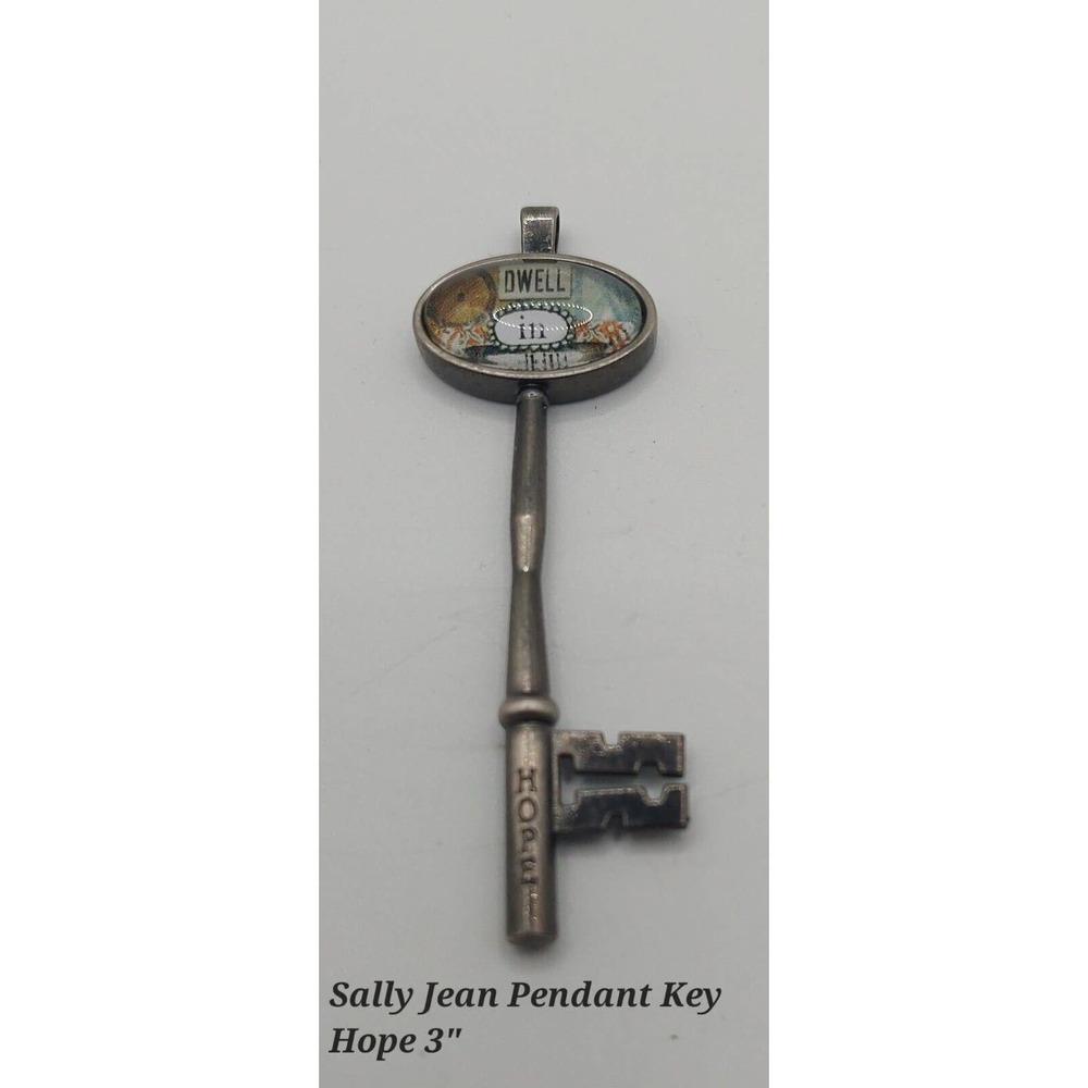 Hope Key Pendant 3" Divine Numbers 111 " HOPE" Sally Jean